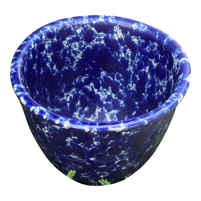 Stoneware Garden Planter by Bennington Potters (1992) For Sale