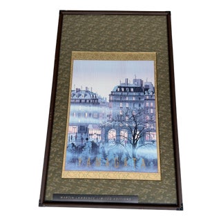 Hiro Yamagata, Rainy Paris, Print, 1980s, Framed For Sale