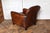 1980s Vintage Leather Club Chair With Ottoman, Circa 1980s For Sale - Image 5 of 18