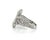 Mid 20th Century Platinum Double Snake Bypass Band Ring Size 5.5 For Sale In Miami - Image 6 of 7