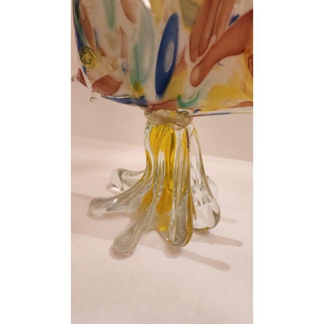 Early 20th Century Early 20th Century Murano Style Art Glass Fish Sculpture For Sale - Image 5 of 6