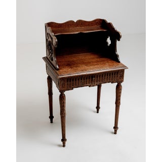Louis XVI Side Table with Single Drawer, Neoclassical Style, France, Early 19th Century For Sale