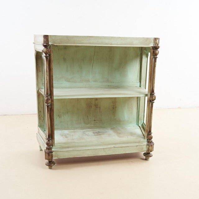 Mint Green Sideboard or Bookcase For Sale - Image 9 of 9