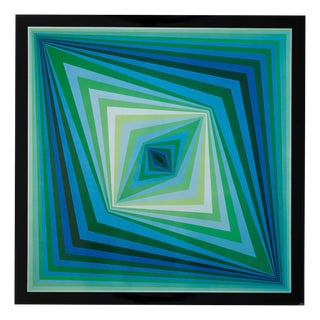 Victor Vasarely, RHOMBUS, Photogravure For Sale
