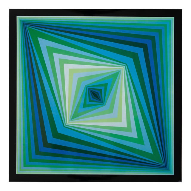 Victor Vasarely, RHOMBUS, Photogravure For Sale