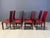 Red Leather Dining Chairs from Roche Bobois, France, 1980s, Set of 8 For Sale - Image 11 of 15
