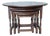 Oval Nest of Tables in Oak by Charm, 1940s, Set of 3 For Sale