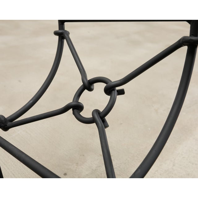 Neoclassical Style Horned Aluminum Bench After Diego Giacometti For Sale - Image 16 of 18