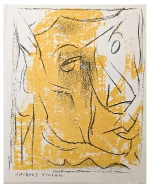 Jacques Villon, 1954, Original Lithograph on Vellum Paper