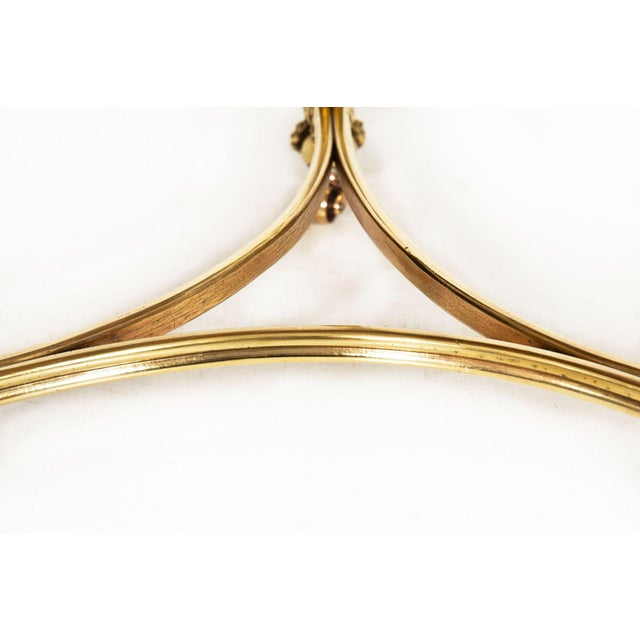 French Neoclassical Bronze "Rooster" Marble Side Table Gueridon For Sale - Image 14 of 16