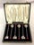 Abercrombie & Fitch 1920's Art Deco Silverplate Cocktail Muddling Spoons Made in England- Set of 6 in Box For Sale - Image 4 of 18