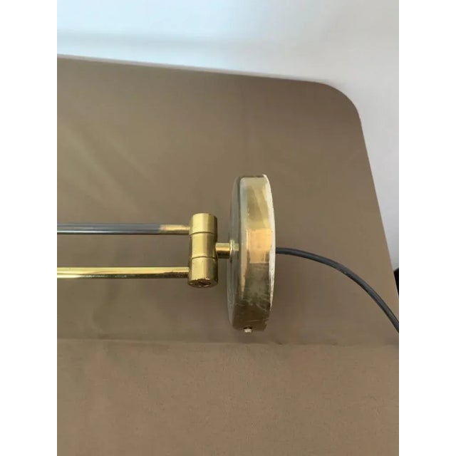 Vintage Brass Wall Light, 1970s For Sale - Image 6 of 9