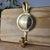 Made in Sweden. Two exquisite brass candle sconces from the Mid Century era, meticulously handcrafted with a stunning...