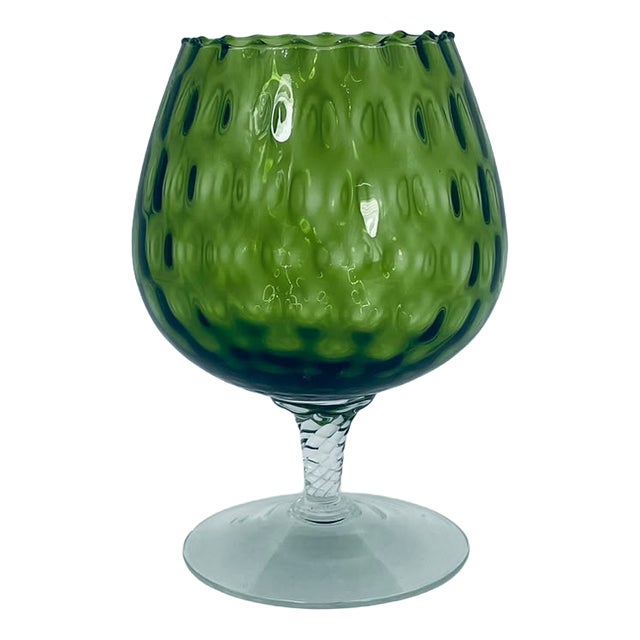 Chalice, Artistic Vase Empoli Italian, 1965 For Sale