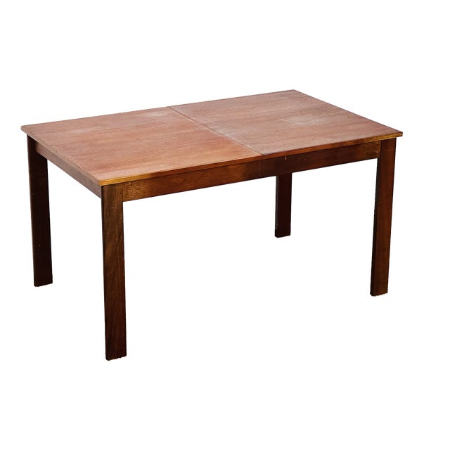 Vintage Teak Rectangular Dining Table, 1960ss For Sale