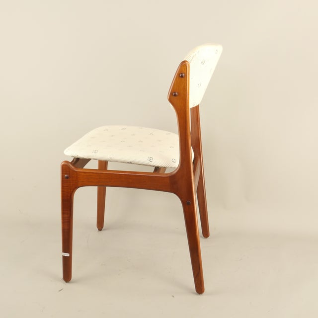 Contemporary Mid-Century Danish Teak Model 49 Dining Chairs by Erik Buch for O.D. Møbler Domus Danica, 1960s, Set of 4 For Sale - Image 3 of 11