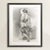 A stunning late 20th-century academic graphite-on-paper male figure drawing showcasing a skillful attention to...