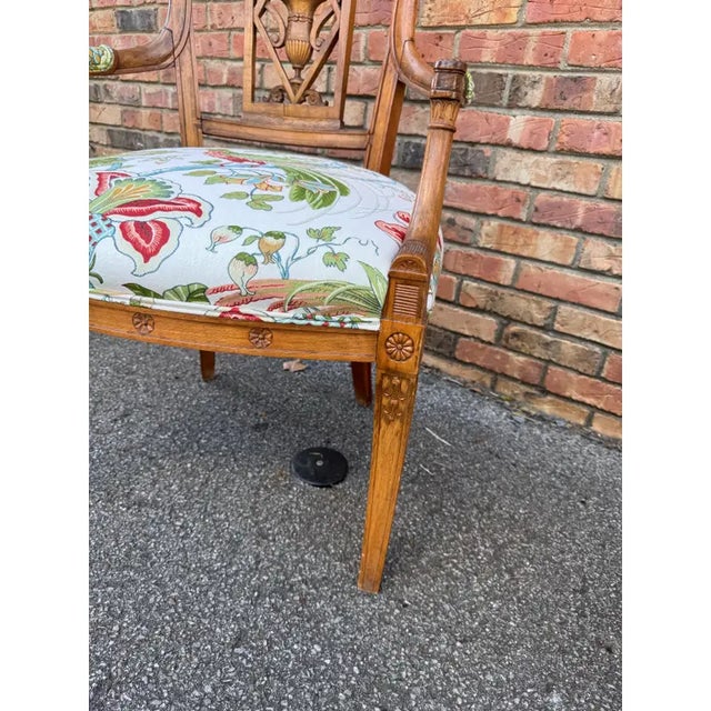Newly Upholstered French Directoire Chairs For Sale In Nashville - Image 6 of 14