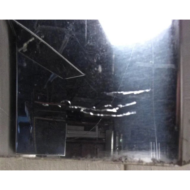 1960s Pair of Mid-Century Modern Angular Chrome Wall Sconces For Sale - Image 5 of 7