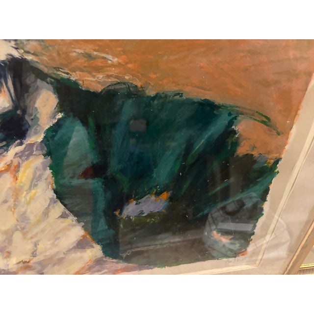 1960s Aldo Luogo Limited Edition Lithograph "Brew at Gardens" For Sale - Image 11 of 16