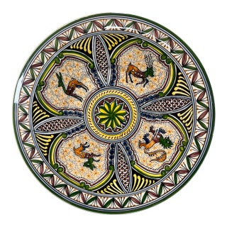 Coimbra Ceramic - Hand Painted Portuguese Plate 2 For Sale