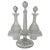 19th Century Dutch Crystal Cruet Set, Set of 3 For Sale - Image 6 of 6