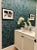 Cubist Teal wallpaper. Heavy vinyl. Rich teal color with varigated cubist pattern. Really fun wallpaper. Check out the...