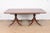 Kittinger Georgian Banded Mahogany Double Pedestal Extension Dining Table, Newly Refinished For Sale - Image 9 of 13