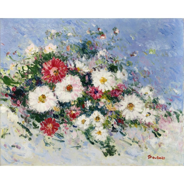 Les Fleurs du Jardin Jean-Pierre Dubord French (1949) Oil on Canvas, signed lower right Size: 13 in. x 16 in. (33.02 cm x...