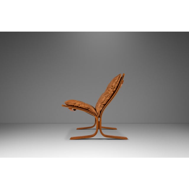 Scandinavian Mid-Century Modern "Siesta" Chair in New Leather Upholstery Attributed to Igmar Relling for Westnofa, Norway, C. 1970's For Sale In Orlando - Image 6 of 18