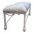 Metal Iron Bench With New Upholstery For Sale - Image 7 of 8