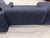 Three Piece "Piaf" Sectional Sofa Made in Italy by Baxter, Dark Blue Leather For Sale In Los Angeles - Image 6 of 18