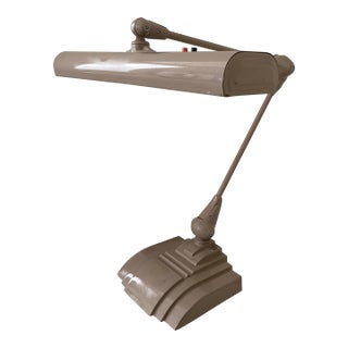 Vintage Extra Large Industrial Flexo Drafting Task Desk Lamp For Sale