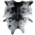 Salt and Pepper Leather Cowhide With Black and White Spots From Brazil For Sale In New York - Image 6 of 6
