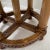 Chestnut Vintage Carved Wood Circular Side Table For Sale - Image 8 of 13