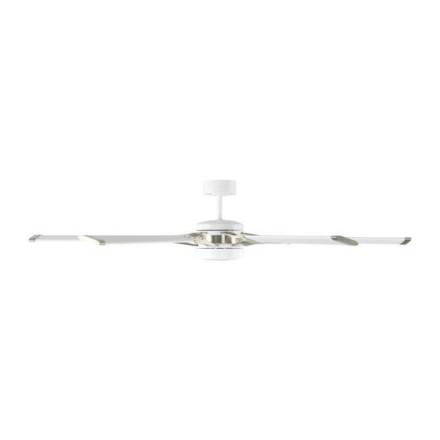 2020s Sean Lavin by Visual Comfort Fan Loft 62" LED Ceiling Fan in Matte White For Sale - Image 5 of 5
