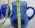Mid 20th Century Mid Century Modern Cobalt Blue 1 Pitcher + 2 Wine Glasses For Sale - Image 13 of 13