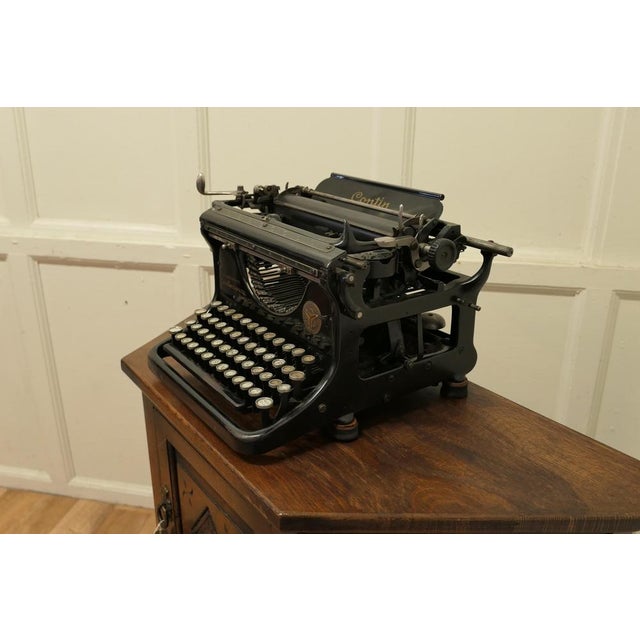 1940s Vintage French Typewriter from Contin, 1940s For Sale - Image 5 of 8
