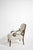Green and White Stripes Lounge Chairs, Set of 2 For Sale - Image 3 of 6