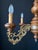 Wood Antique Wood and Brass Chandelier, 1960s For Sale - Image 7 of 11