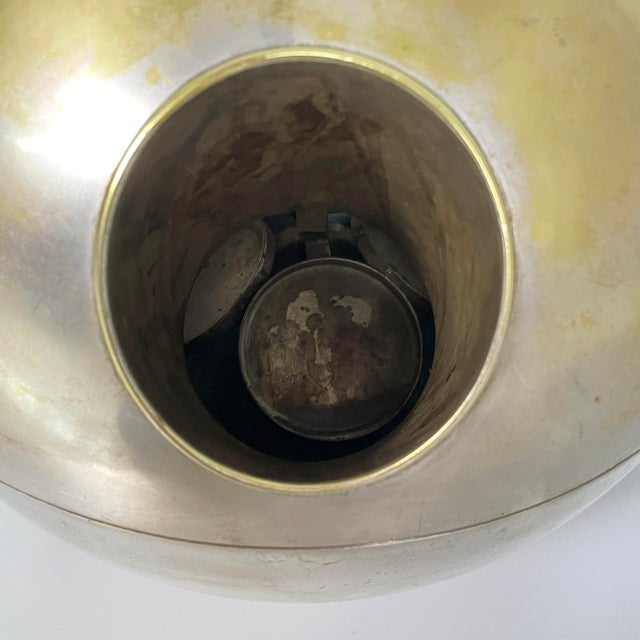 Italian Art Deco Brass Bottle Holder, 1930s For Sale - Image 9 of 15