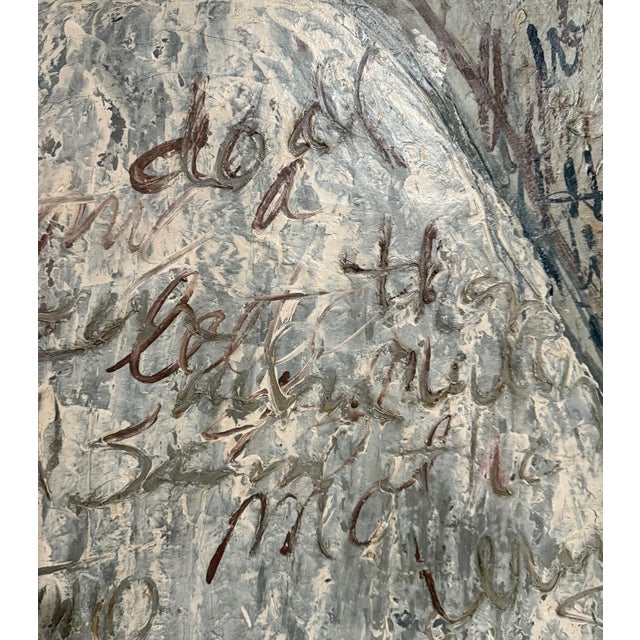 Textile Jay Milder, Untitled Composition Abstract Expressionist Oil Painting Jay Milder, 1960 For Sale - Image 7 of 14