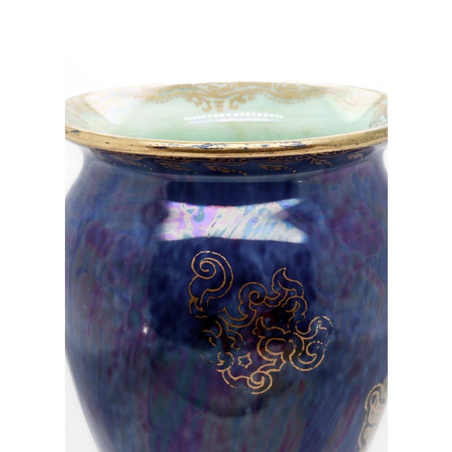 Antique Wedgwood Makeig-Jones Fairyland Lustre Celestial Dragon Cabinet Vase For Sale - Image 10 of 10