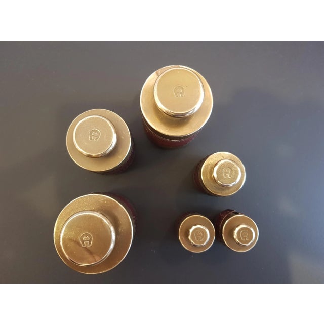 Modern Vintage Paperweight Set by Etienne Aigner, Set of 6 For Sale - Image 3 of 8