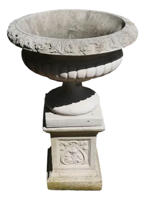 Large Garden Planter on Plinth, 1920s