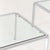 Late 20th Century Mid-Century Modern Italian Bauhaus Rectangular Coffee Table in Chrome and Glass, 1980s For Sale - Image 5 of 16