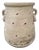 Triangular Terracotta Jar with Engravings For Sale