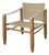 Vintage Sling Style Safari Campaign Lounge Chair For Sale