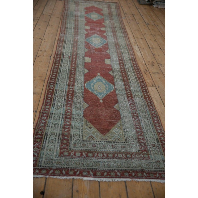 Antique Distressed Serbend Rug Runner - 3'1" x 11'10" For Sale In New York - Image 6 of 10