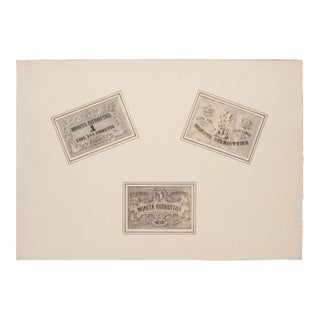 Unknown - Patriotic Icon - Original lithography - 1848 For Sale